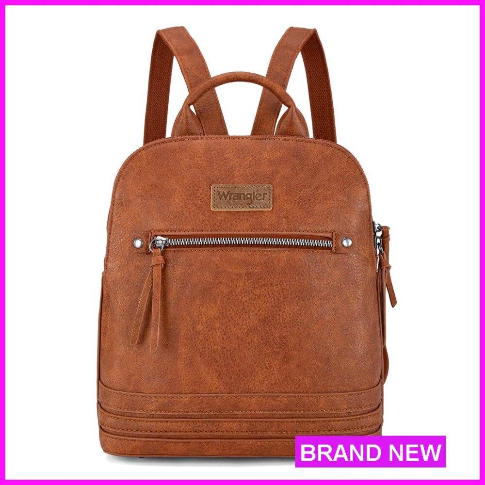 Medium Pu Leather Backpack Purse For Women Travel Daypack Adjustable Strap